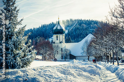 Hinterzarten Kirche Winter